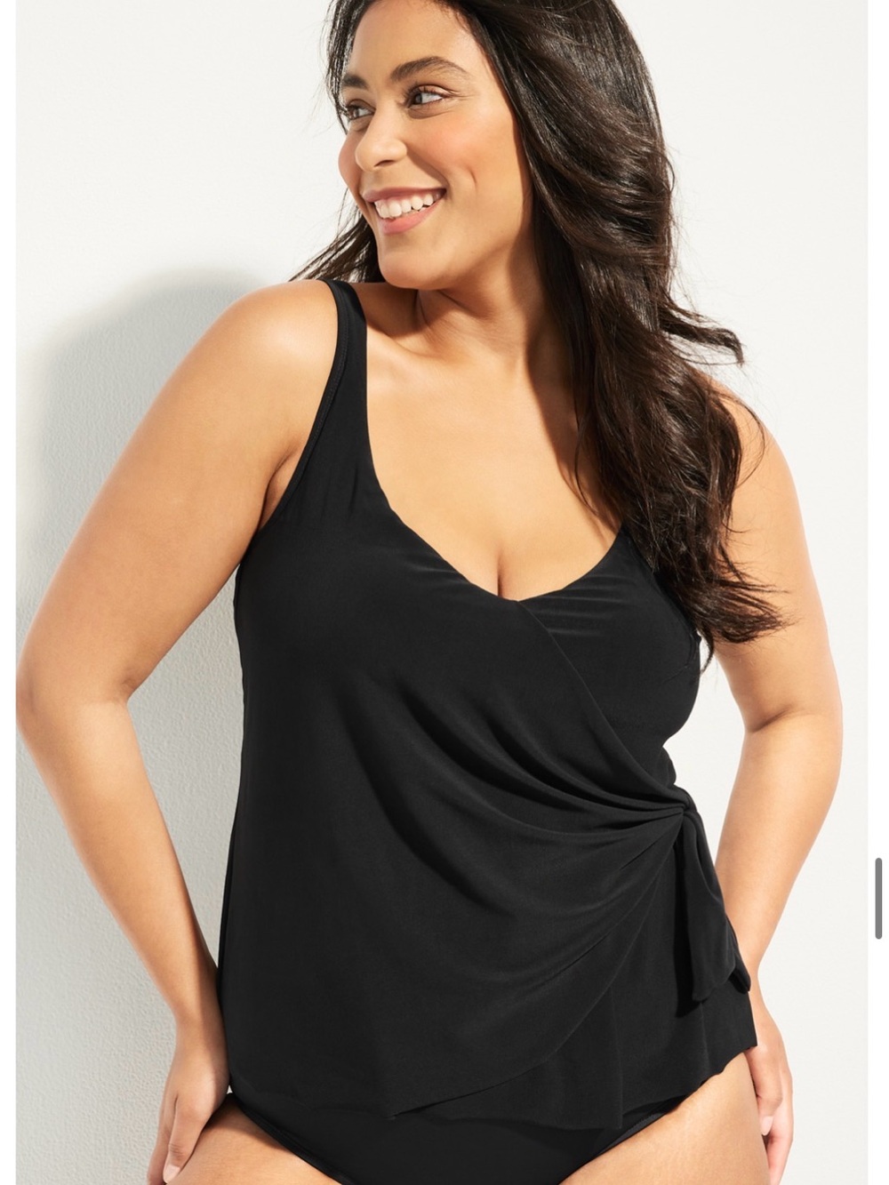 Maurices Elegant Black Swim top